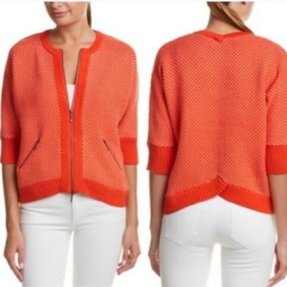 CAbi zip up sweater cardigan, Size XS
